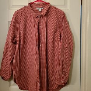 Old Navy Red plaid Classic Shirt, size XXL